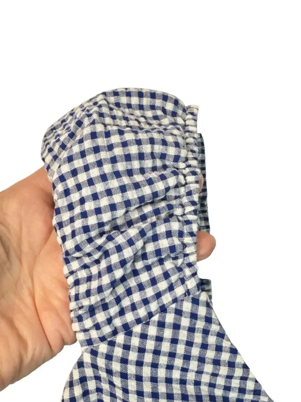 Old Navy Navy White Gingham Tiered Sundress Sleeveless Summer Dress Small